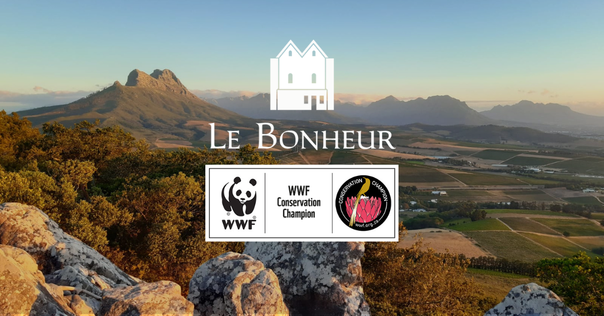 WWF décerne le titre de « Champion de la conservation » à notre propriété, Le Bonheur