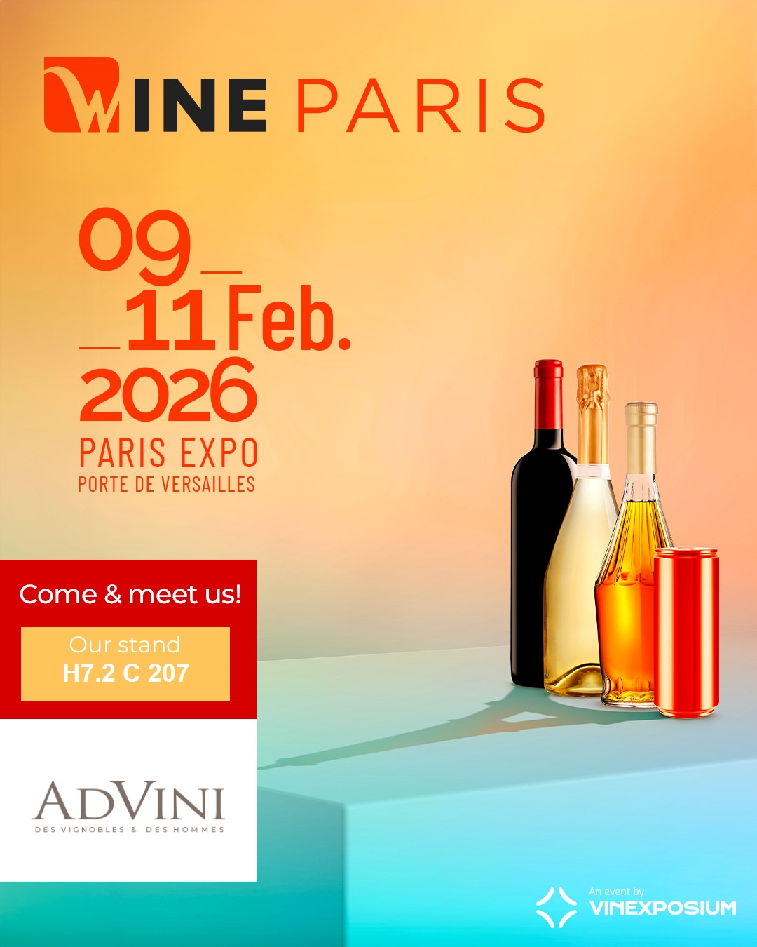 WineParis 2026 : AdVini dévoilera un nouveau stand à la hauteur de son excellence